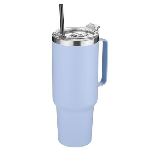 40 oz Stainless Steel Tumbler with Handle