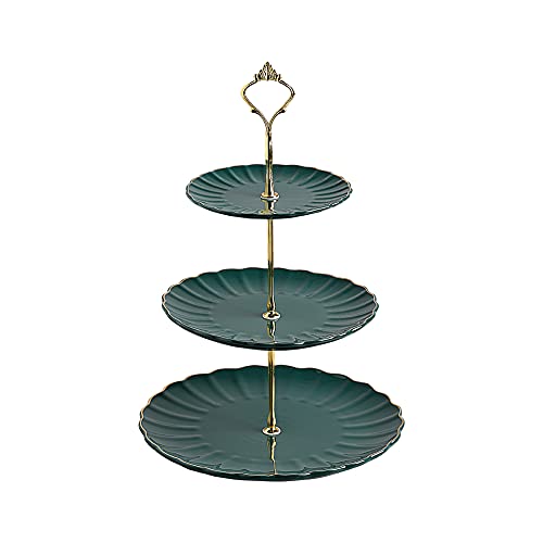 Sweejar 3 Tier Ceramic Cake Stand Wedding