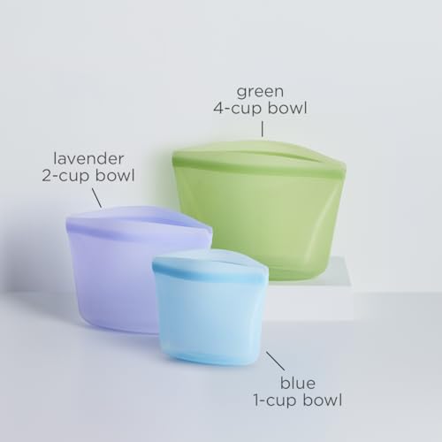 Premium Reusable Silicone Bags and Lunch Bag (3 Count)