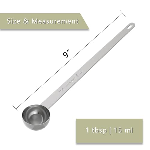 2PCS Extra Long Handle Coffee Scoop (2 Count)