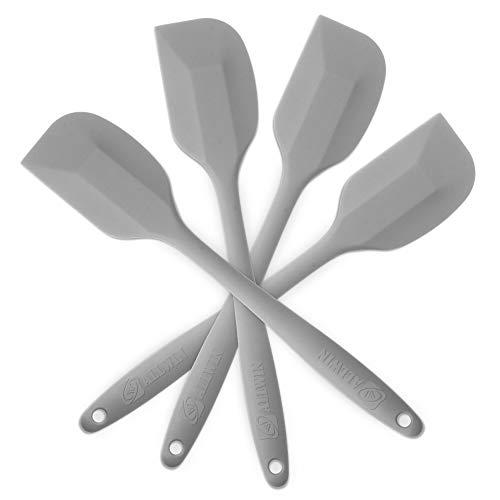 4 Piece Silicone Spatula Set with Stainless Steel Core (4 Count)