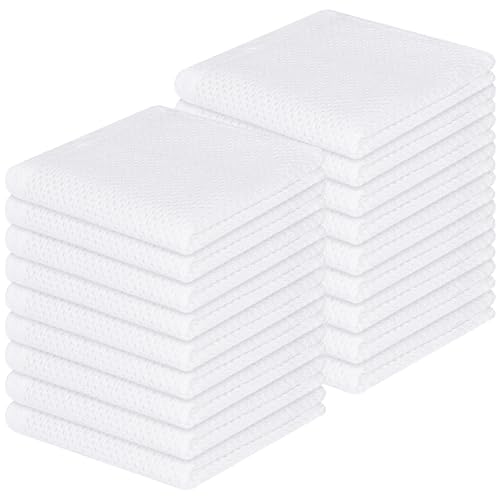 100% Cotton Waffle Weave Kitchen Dish Cloths 18 (8 Count)