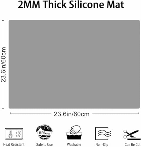2MM Thick Silicone Countertop Mat