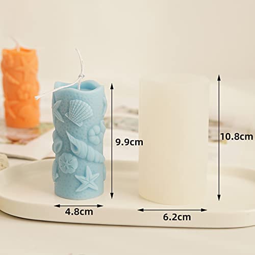Shell Cylinder Silicone Molds for Resin