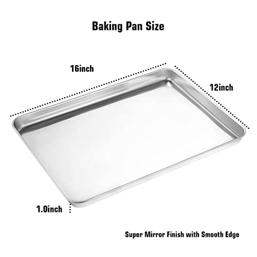 Baking Sheet & Rack Set [2 Sheets + 2 Racks]