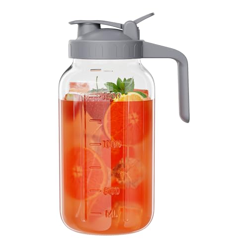 Glass Pitcher with lid