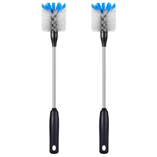Stainless Steel Bottle Brush with Replaceable Head (2 Count)