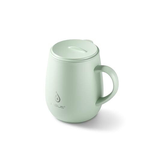 16 oz Insulated Coffee Mug with Handle and Lid
