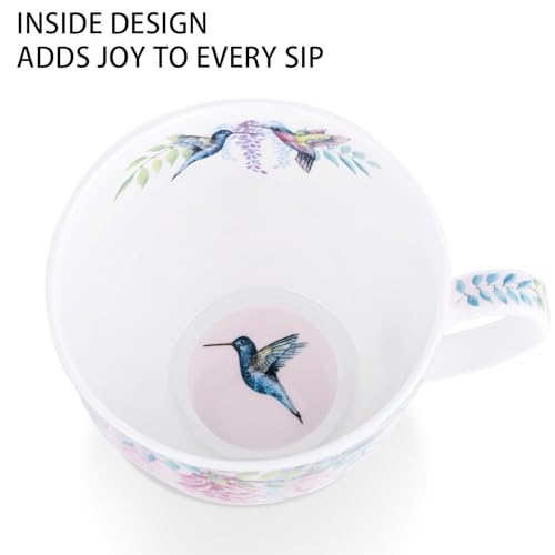 Spring Hummingbird Hug Mug