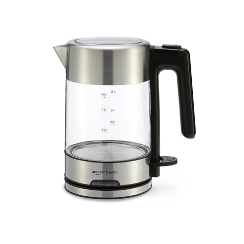 Electric Kettle with Glass Carafe for Tea and Coffee