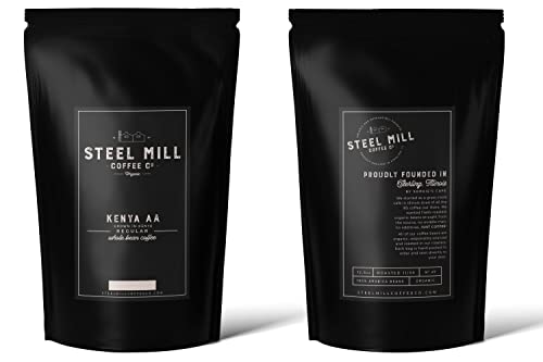 Kenya AA Medium Roast Whole Bean Coffee (12 Ounce)