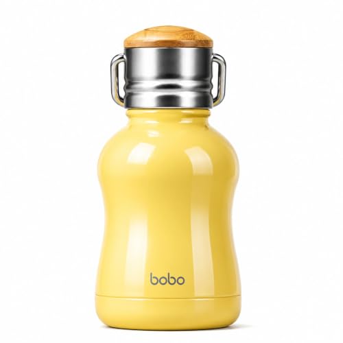 Mini Vacuum Insulated Water Bottle With Bamboo Lid