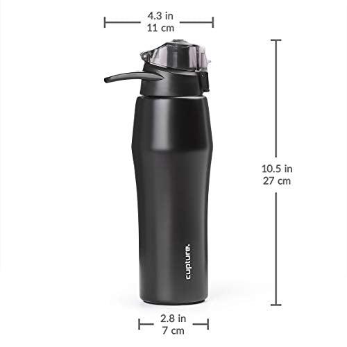 Action Water Bottle Flip Top with Handle