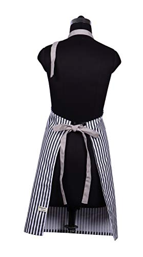 Cotton Aprons for Women with Pockets Adjustable Strap and Waist Ties Printed Reusable Aprons for Baking
