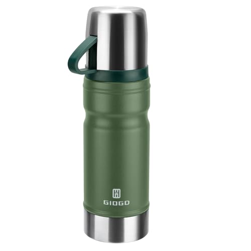 Vacuum Insulated Water Bottle Thermo Water Flask with Cup 680ml
