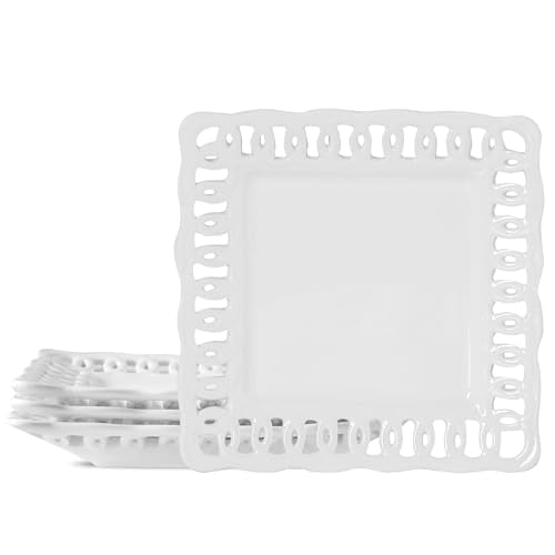 Square Appetizer Plate (4 Count)
