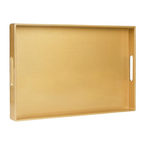 Gold Decorative Tray for Coffee Table