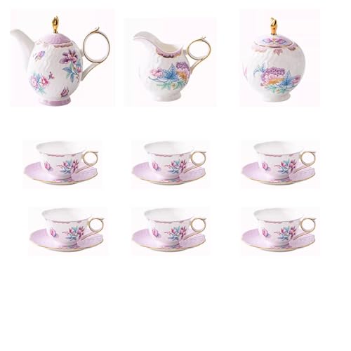 Floral Bone China Tea Set
