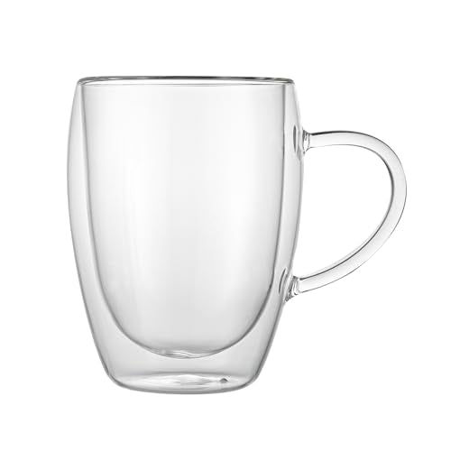 12 oz Professional Glass Coffee Cup (2 Count)