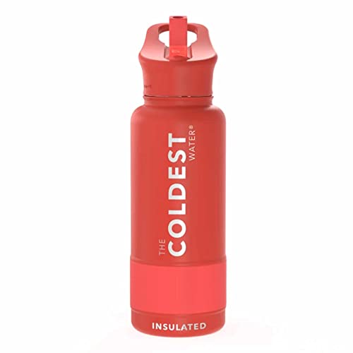Coldest Insulated Water Bottle with Straw Lid