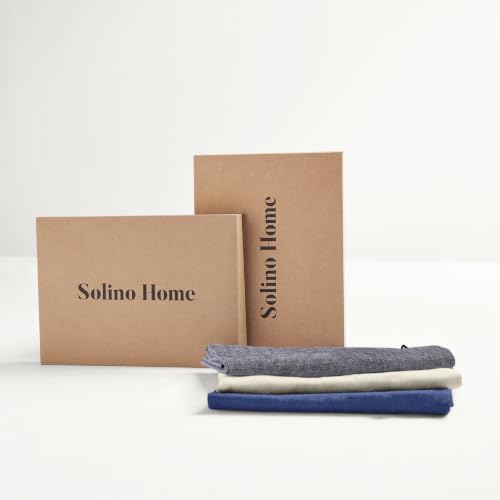 100% Pure Linen Apron Black
