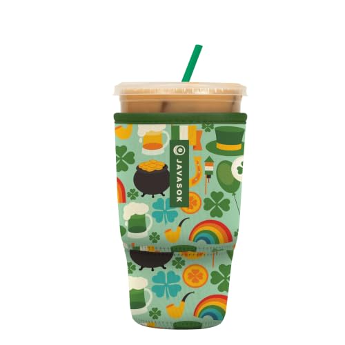 JavaSok Iced Coffee & Cold Soda Insulated Neoprene Cup Sleeve