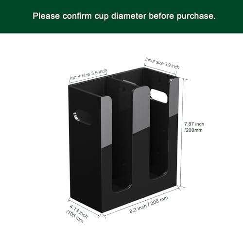 Disposable Coffee Cup Dispenser with Handles
