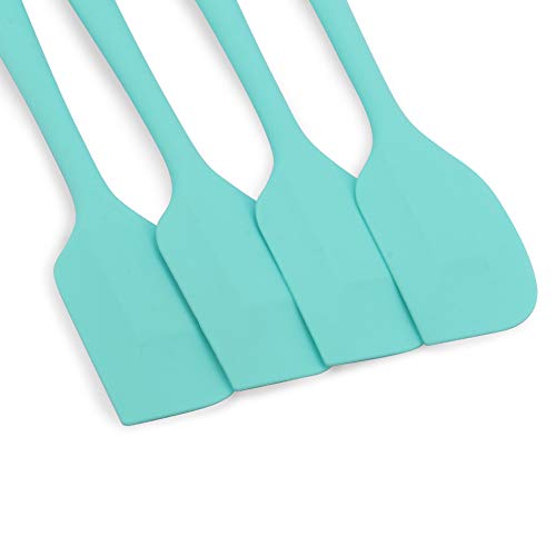 4 Piece Silicone Spatula Set with Stainless Steel Core