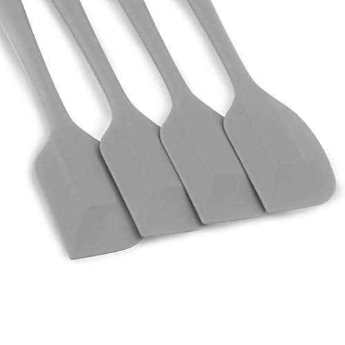 4 Piece Silicone Spatula Set with Stainless Steel Core (4 Count)