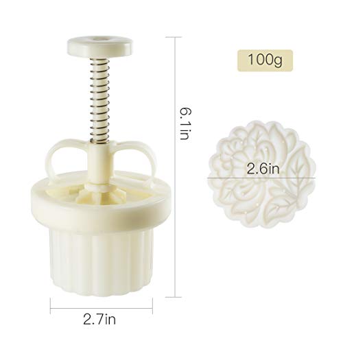 Cookie Stamp Mooncake Mold Set (5 Count)