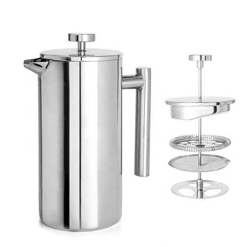 304 Stainless Steel French Press 34oz