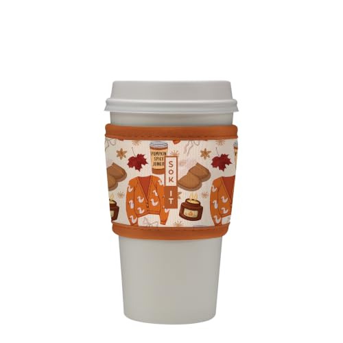 HotSok Coffee & Tea Reusable Insulated Neoprene Cup Sleeve