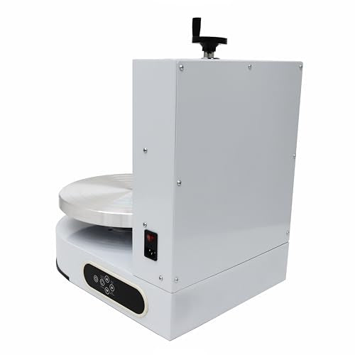 Cake Decorating Coating Machine Cream Spreading Automatic Frosting Turntable with Graduated Scraper 60