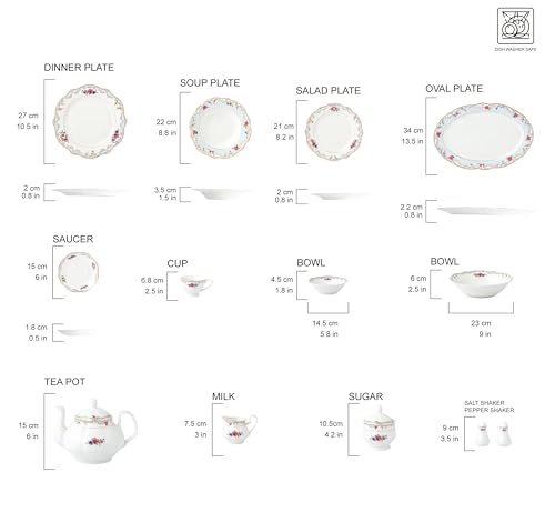 57 pc Banquet Dinnerware Set