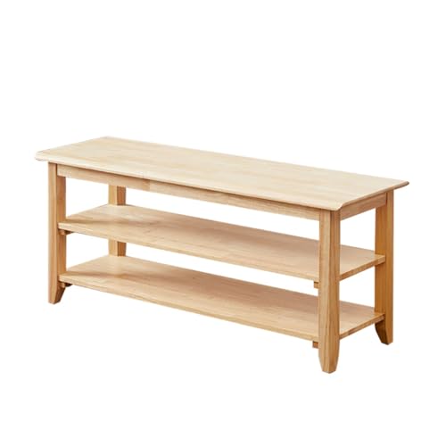 Shoe Rack Bench Wooden Storage Bench Entryway Bench