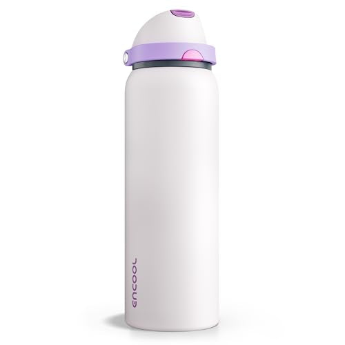 Insulated Water Bottle with Straw