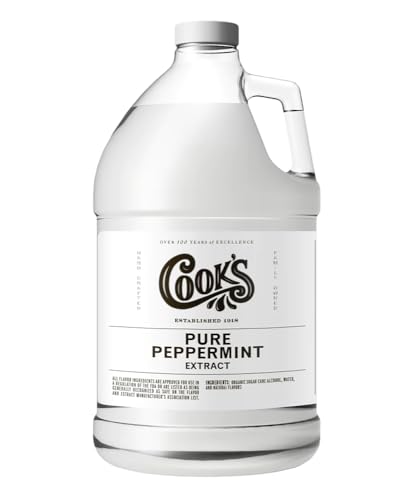 Pure Peppermint Extract for Baking & Beverages (128 Fl Oz)