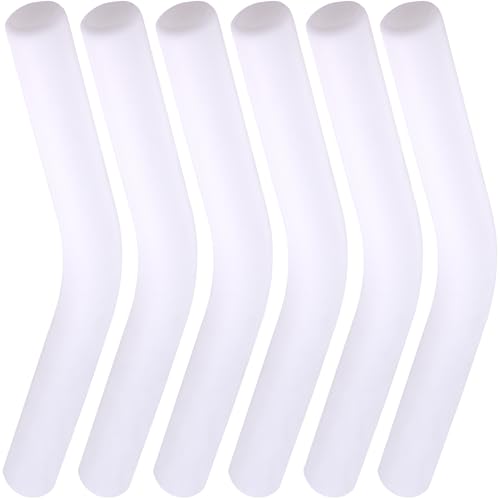 6pcs Food Grade Silicone Straw Tips (6 Count)