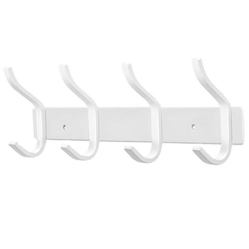 White Coat Rack Wall Mount