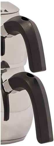 Belinay Teapot Set Silver Black (2 Count)