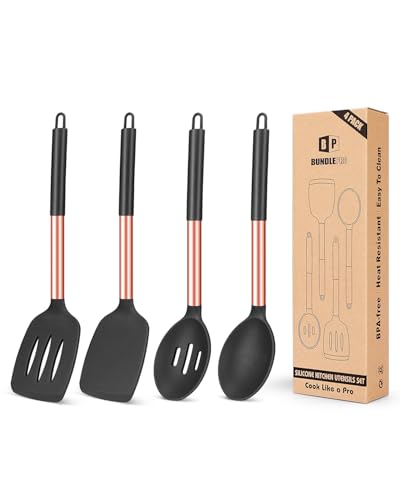Pack of 4 Silicone Cooking Utensils Set (4 Count)