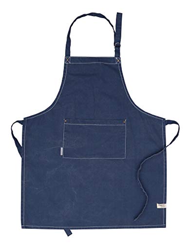 Cotton Solid Aprons for Women with Pocket
