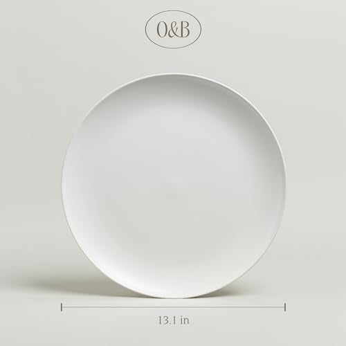 over&back Coupe Stoneware Serving Platter