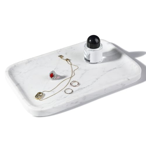 Statuario Marble Vanity Tray