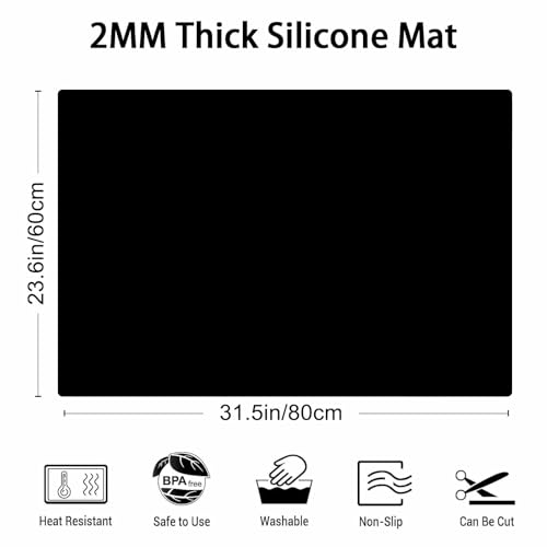 2MM Thick Silicone Countertop Mat