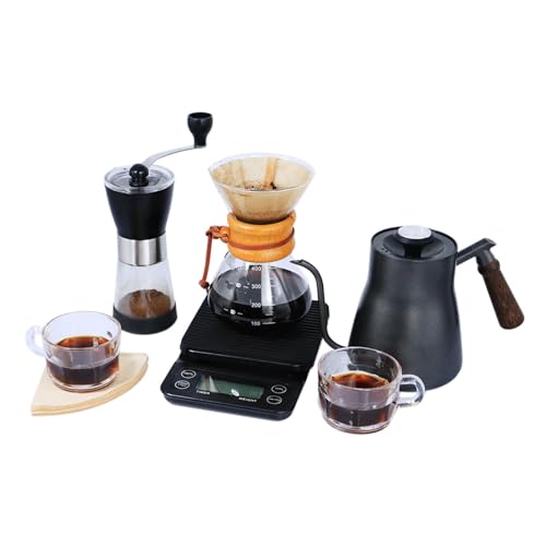 Portable Pour Over Coffee Maker Dripper Set Espresso Americano Latte For Travel Camping Office Home Car Hiking