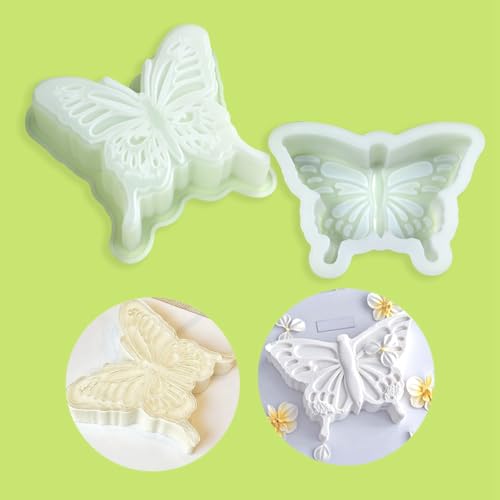 3D Butterfly Design Silicone Mousse Mold DIY Dessert Pudding Chocolate Mould Wedding Cake Decorating Tools Bakeware