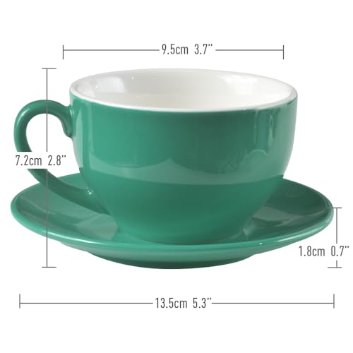 Porcelain Coffee Cup with Saucer 220ml (9.99 Count)