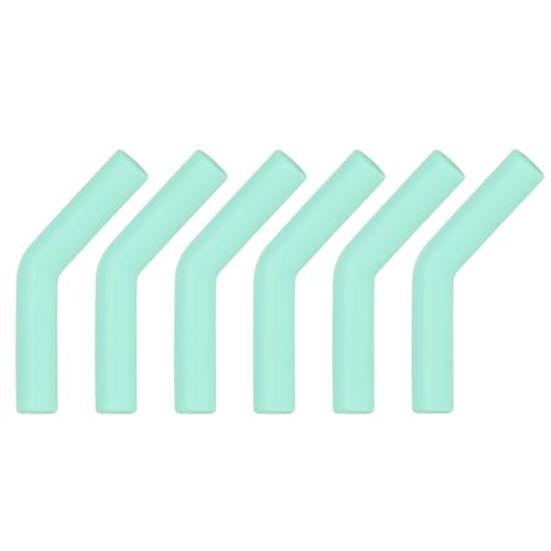 6Pcs Silicone Straw Tips for 10mm (6 Count)