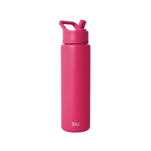 Insulated Water Bottle with Straw
